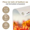 Tuinposter 120x180 cm Bloemen - Klaprozen - Kleurrijk - Natuur