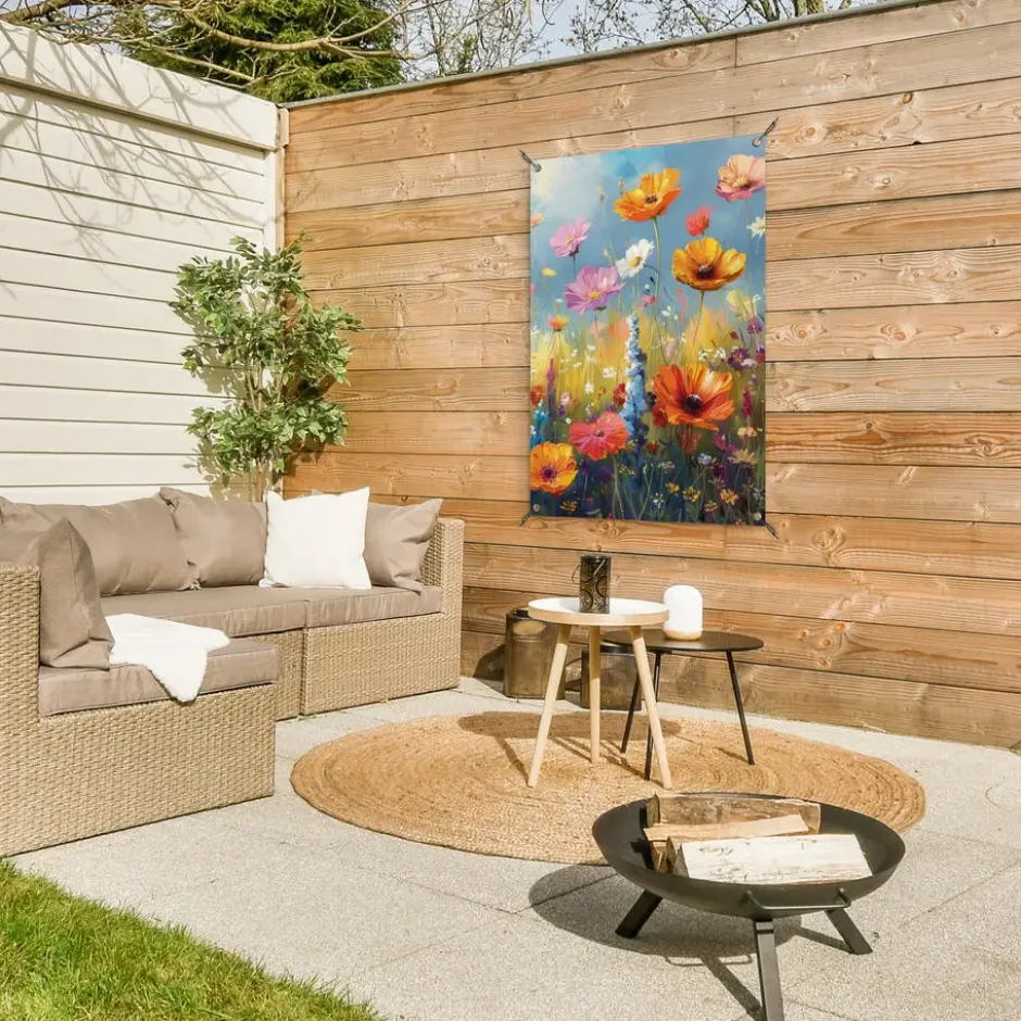 Tuinposter 60x90 cm Bloemen - Natuur - Botanisch - Kunst