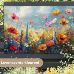 Tuinposter 180x120 cm Bloemen - Natuur - Botanisch - Kunst