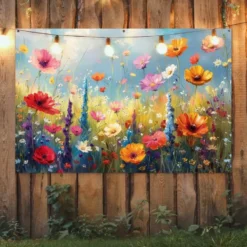 Tuinposter 180x120 cm Bloemen - Natuur - Botanisch - Kunst
