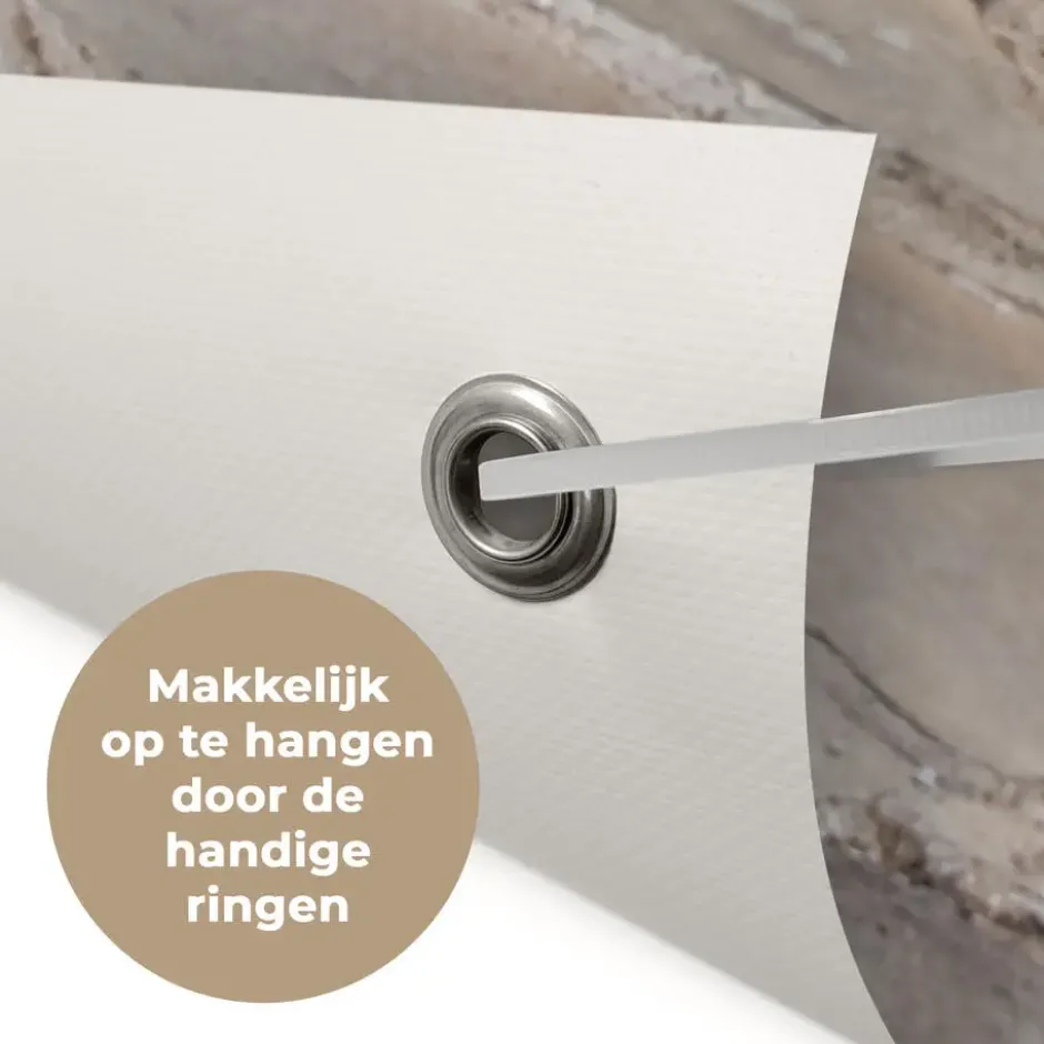 Tuinposter 120x160 cm Bos - Doorkijk - Stenen - Pad