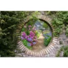 Tuinposter 180x120 cm Doorkijk - Bloemen - Hortensia - Zomer