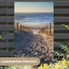 Tuinposter 120x180 cm Strand - Zee - Nederland - Duinen - Zon