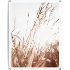 Tuinposter Zomer - 80 x 60 - Beige