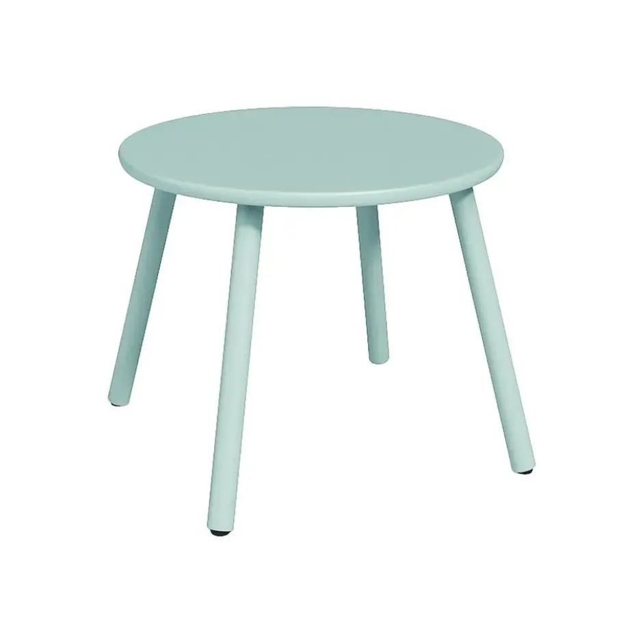 Tuin salontafel MIRMANDE - 60 cmx60 cmx34 cm - Amandelgroen Metaal