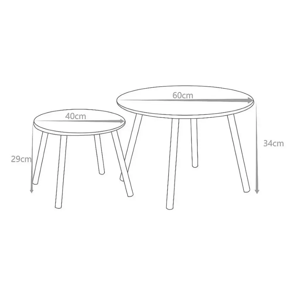 Tuin salontafel MIRMANDE - 60 cmx60 cmx34 cm - Amandelgroen Metaal
