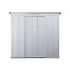 Tuinschuur ACAMAR - 191 cmx103 cmx180 cm - Lichtgrijs Metaal