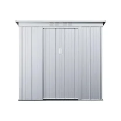 Tuinschuur ACAMAR - 191 cmx103 cmx180 cm - Lichtgrijs Metaal
