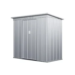 Tuinschuur ACAMAR - 191 cmx103 cmx180 cm - Lichtgrijs Metaal