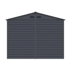 Tuinschuur ADELMO - 267 cmx181 cmx221 cm - Antracietgrijs Metaal