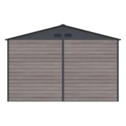 Tuinschuur ADELMO - 330 cmx372 cmx229 cm - Antracietgrijs Natuurlijk donker
