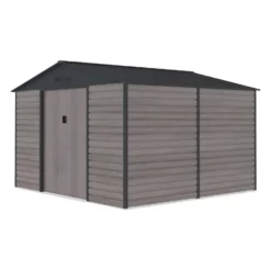 Tuinschuur ADELMO - 330 cmx309 cmx229 cm - Antracietgrijs Natuurlijk donker