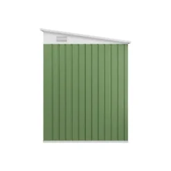 Tuinschuur DAXTON - 141 cmx195 cmx170 cm - Amandelgroen Metaal