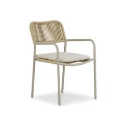 Tuinstoel stapelbaar Aluminium/rope Taupe-naturel-bruin Coco Penya