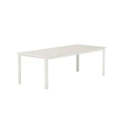 Tuintafel Rechthoekig Beige Metaal - 229x100x75cm - Levels