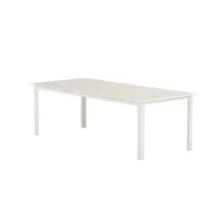 Tuintafel Rechthoekig Beige Metaal - 229x100x75cm - Levels