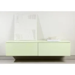 Tv-meubel Glanzend Lichtgroen - 160x45x35cm - Frihamn