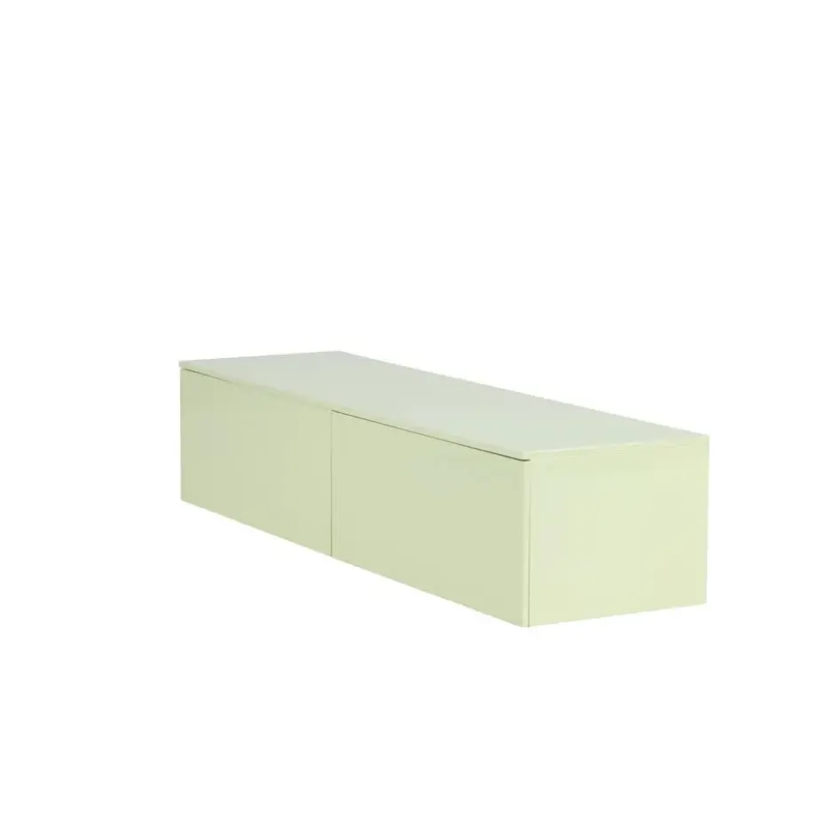 Tv-meubel Glanzend Lichtgroen - 160x45x35cm - Frihamn