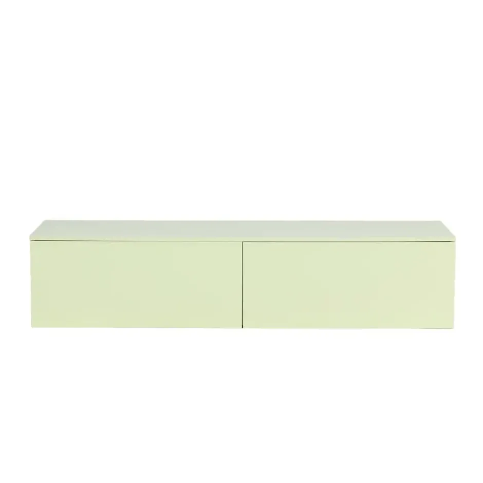 Tv-meubel Glanzend Lichtgroen - 160x45x35cm - Frihamn