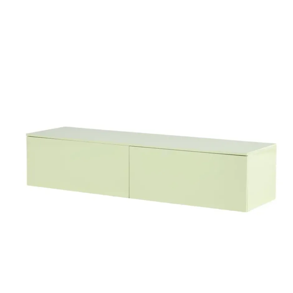 Tv-meubel Glanzend Lichtgroen - 160x45x35cm - Frihamn