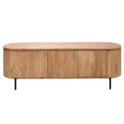 Tv-meubel Naturel Hout - 165x45x55cm - Solana