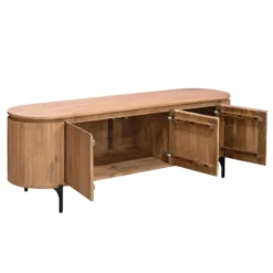 Tv-meubel Naturel Hout - 165x45x55cm - Solana