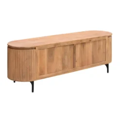 Tv-meubel Naturel Hout - 165x45x55cm - Solana