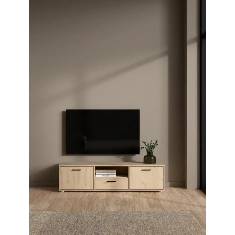 Tv-meubel Naturel - 150x40x40cm - Media