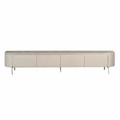 Tv-meubel Taupe Hout - 240x35x30cm - Excellent