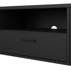 Tv-meubel Zwart - 180x40x40cm - Media