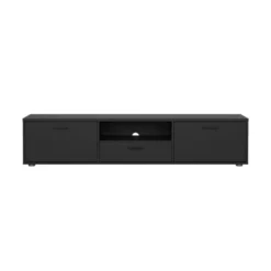 Tv-meubel Zwart - 180x40x40cm - Media