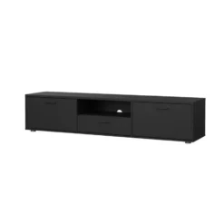 Tv-meubel Zwart - 180x40x40cm - Media