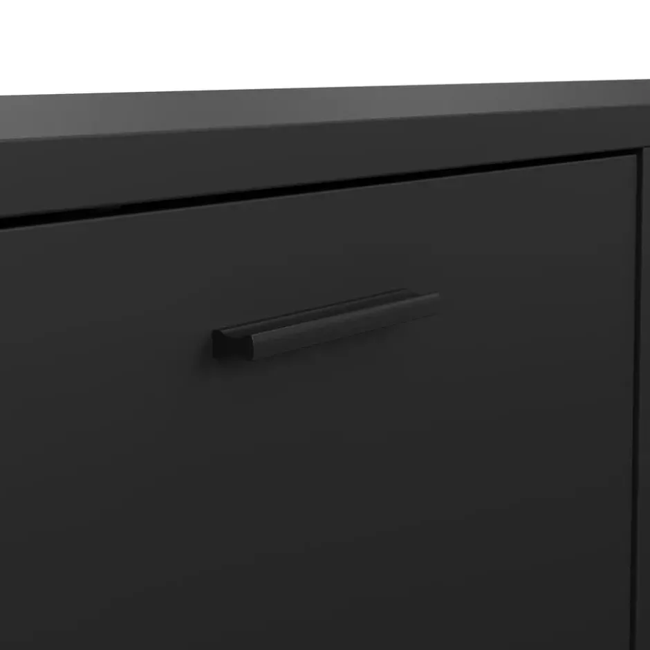Tv-meubel Zwart - 180x40x40cm - Media