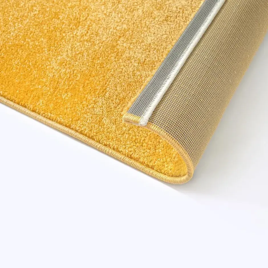 Uni Effen Vloerkleed Laagpolig Geel - 160x230 CM