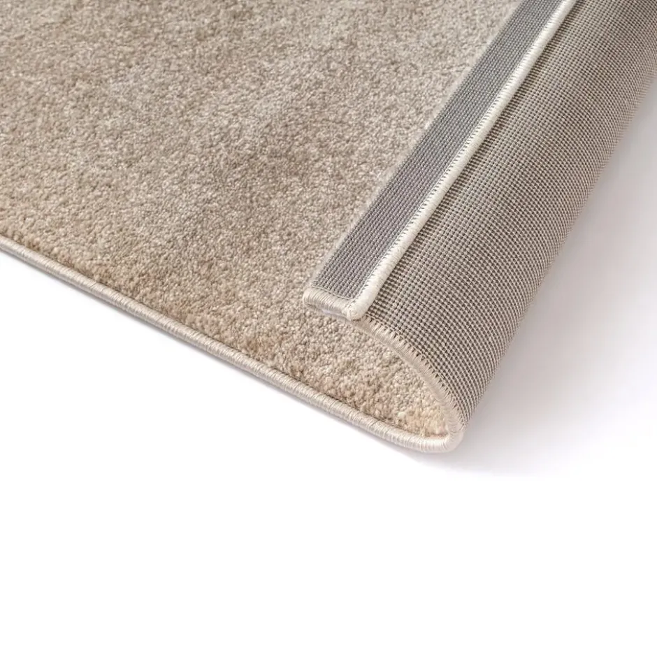 Uni Effen Vloerkleed Laagpolig Beige - 160x230 CM