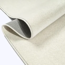 Uni Effen Vloerkleed Laagpolig Creme - 160x230 CM