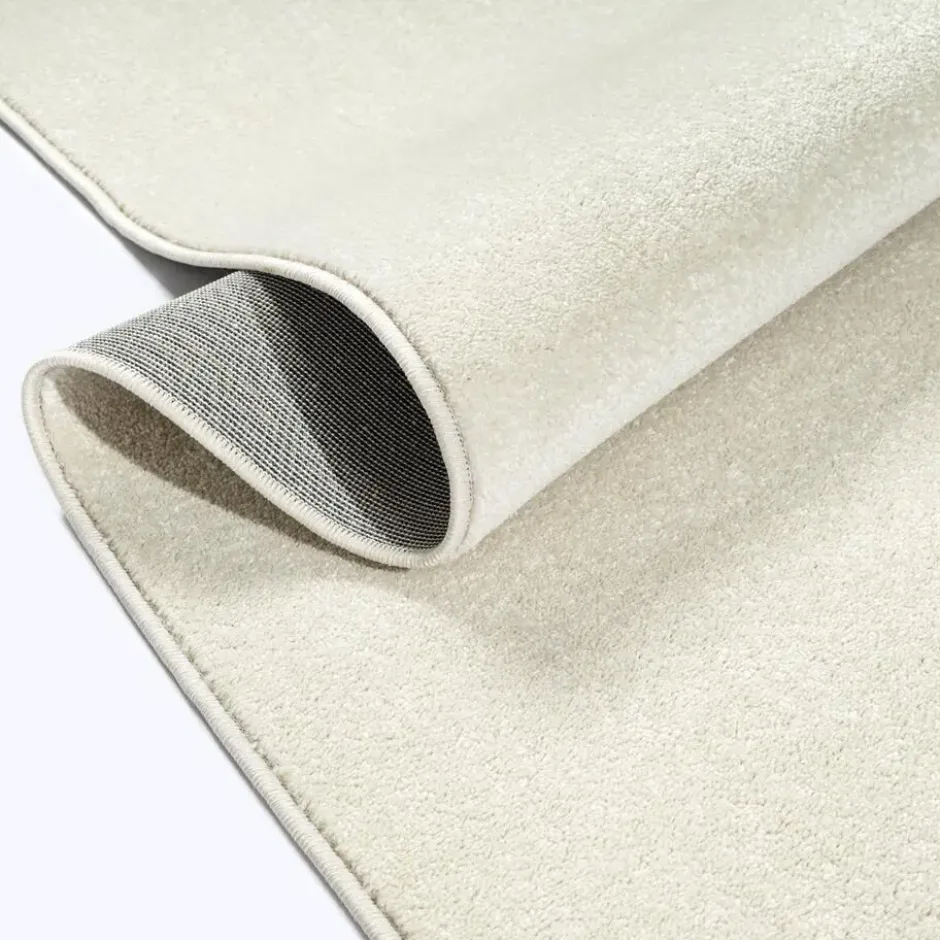 Uni Effen Vloerkleed Laagpolig Creme - 160x230 CM