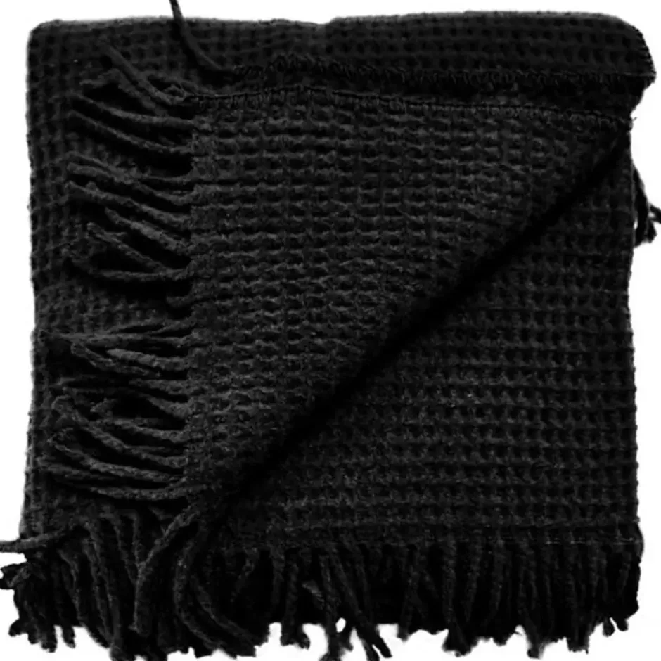 Unique Living - Plaid Selien 150x200cm black