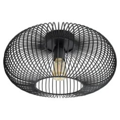 Urban Interiors Meya Plafondlamp Small – Metaal – Zwart – Ø35