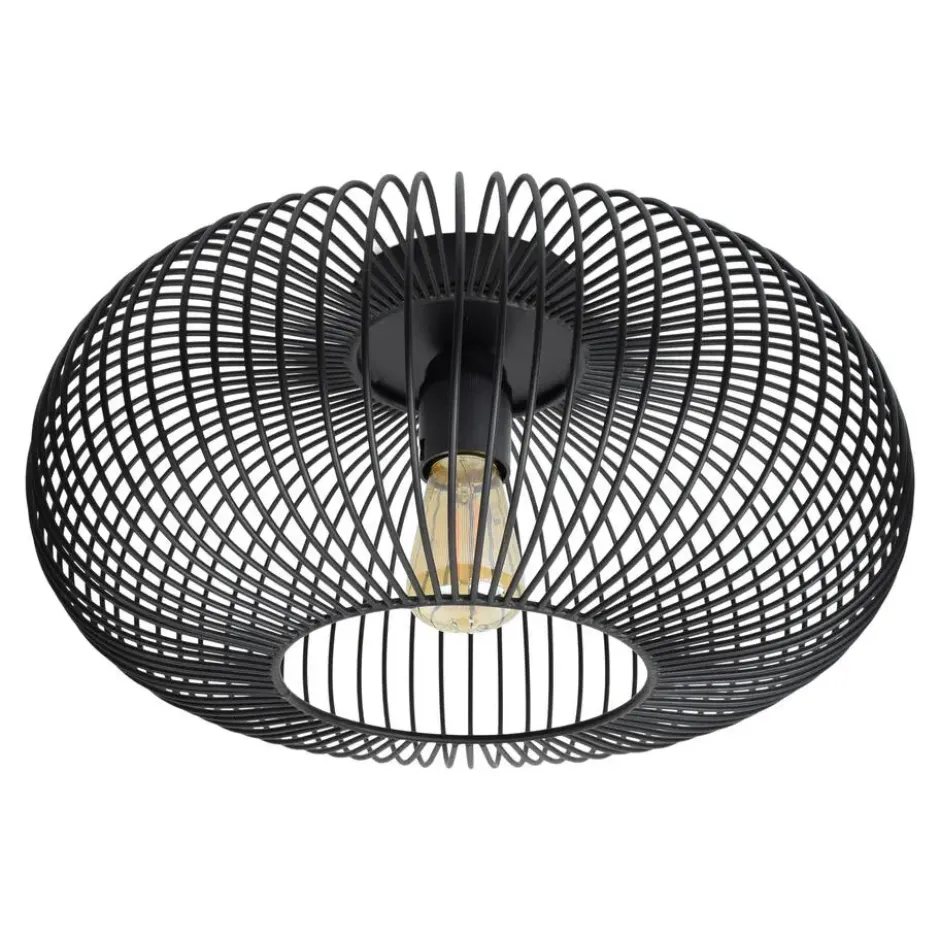 Urban Interiors Meya Plafondlamp Small – Metaal – Zwart – Ø35