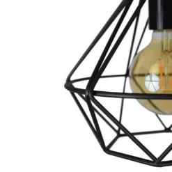 Urban Interiors plafondlamp Wire - 1 lichts - 22 x19 cm - zwart