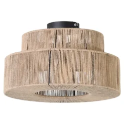 Urban Interiors - Plafondlamp - Bern Jute - Ø36