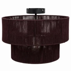 Urban Interiors - Plafondlamp - Diro Jute Bruin - Ø45