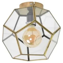 Urban Interiors plafondlamp Geo - 1 lichts - 20 x20 cm - messing