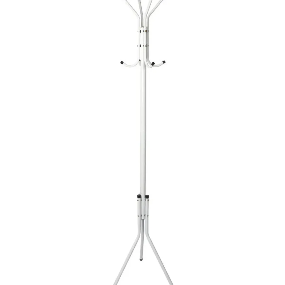 Urban Living Kapstok - Wit - Metaal - 8 ophanghaken - 48 x 170 cm