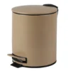 Urban Living Pedaalemmer Toulon - beige - 5L - metaal