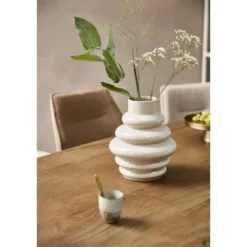 Vaas Arnica - off-white - keramiek - 30xØ25 cm