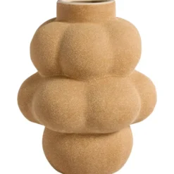 Vaas Beau - bruin - keramiek - 25x18,5x19,8 cm