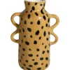 Vaas Dot - bruin/zwart - keramiek - 11,8x26x19 cm