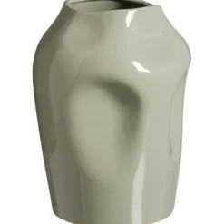 Vaas Duke - lichtgroen - keramiek - 33,5xØ24,5 cm